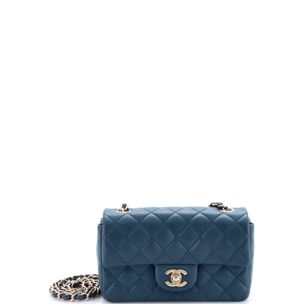 Classic Single Flap Bag Quilted Lambskin Mini