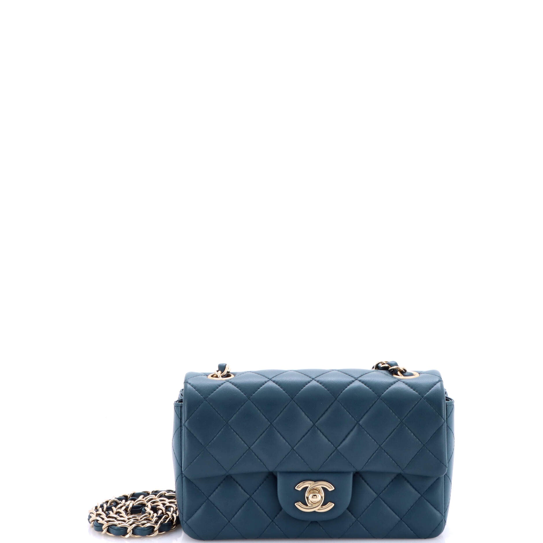 Classic Single Flap Bag Quilted Lambskin Mini