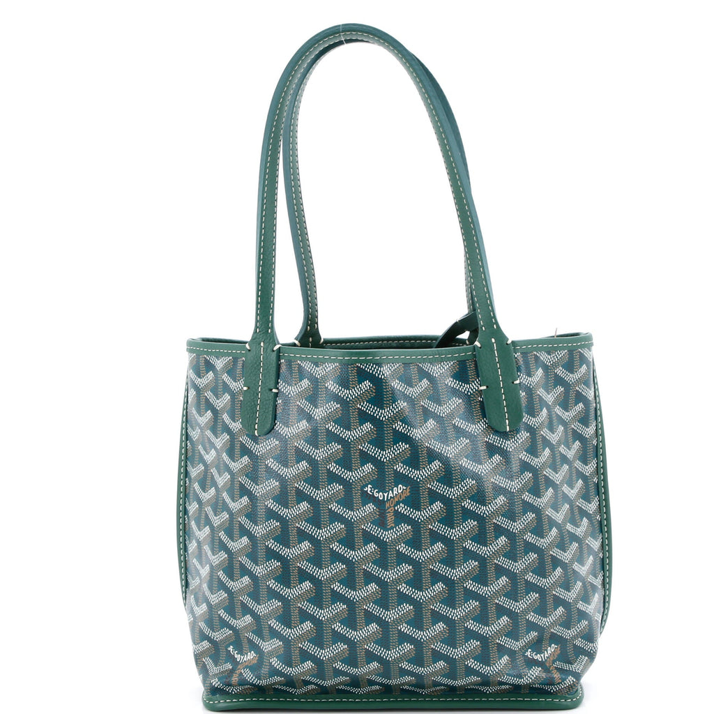 Anjou Reversible Tote Coated Canvas Mini