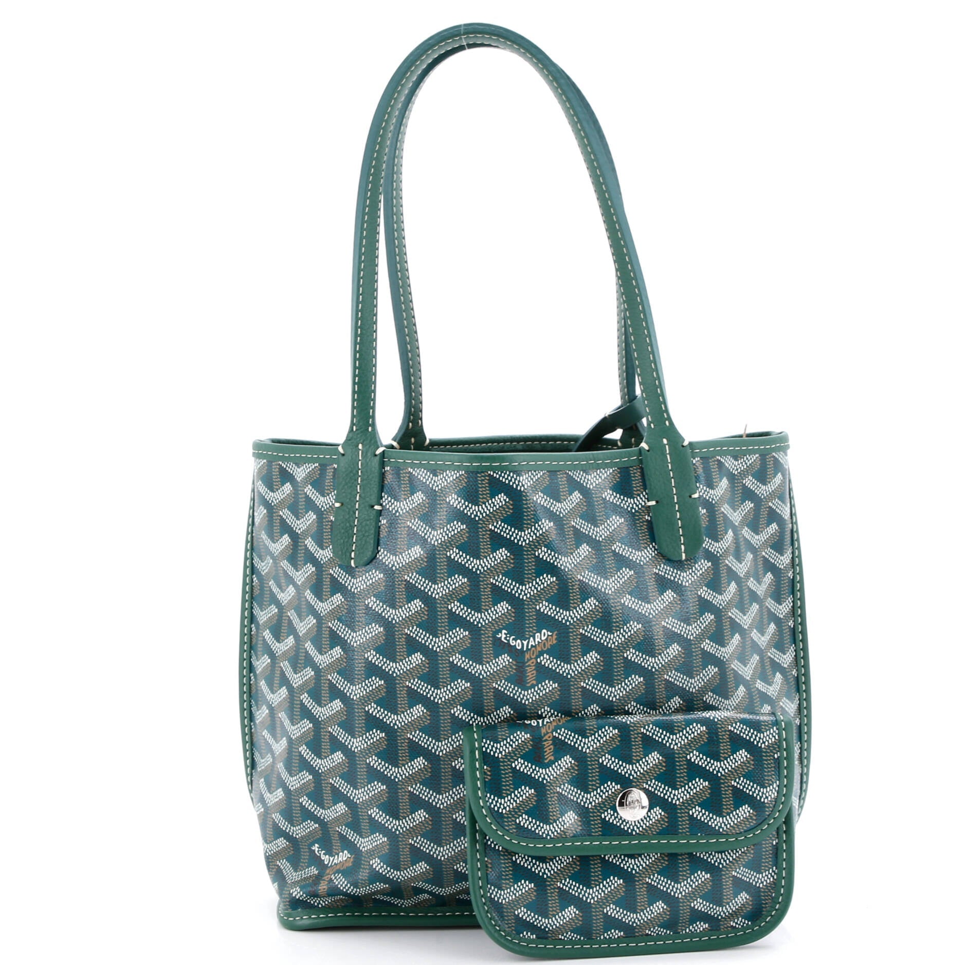 Anjou Reversible Tote Coated Canvas Mini