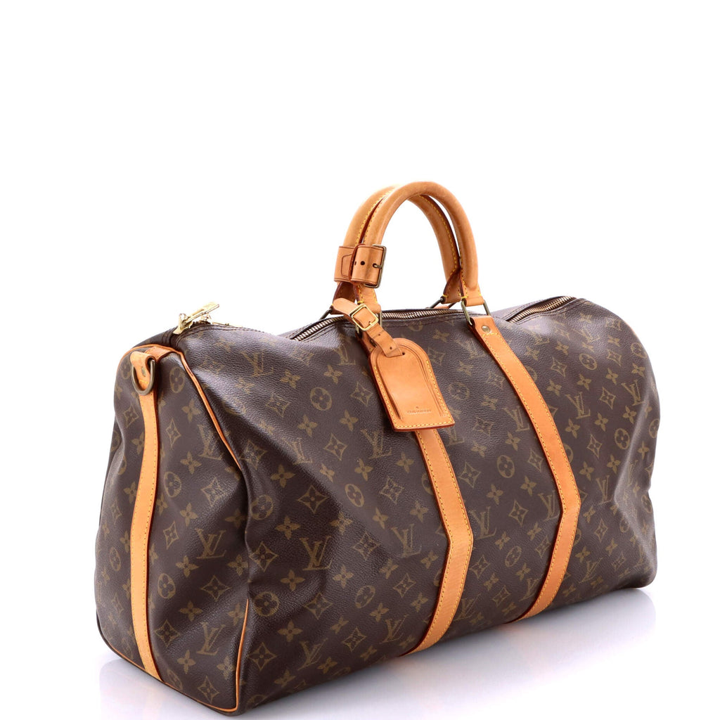 Keepall Bandouliere Bag Monogram Canvas 50