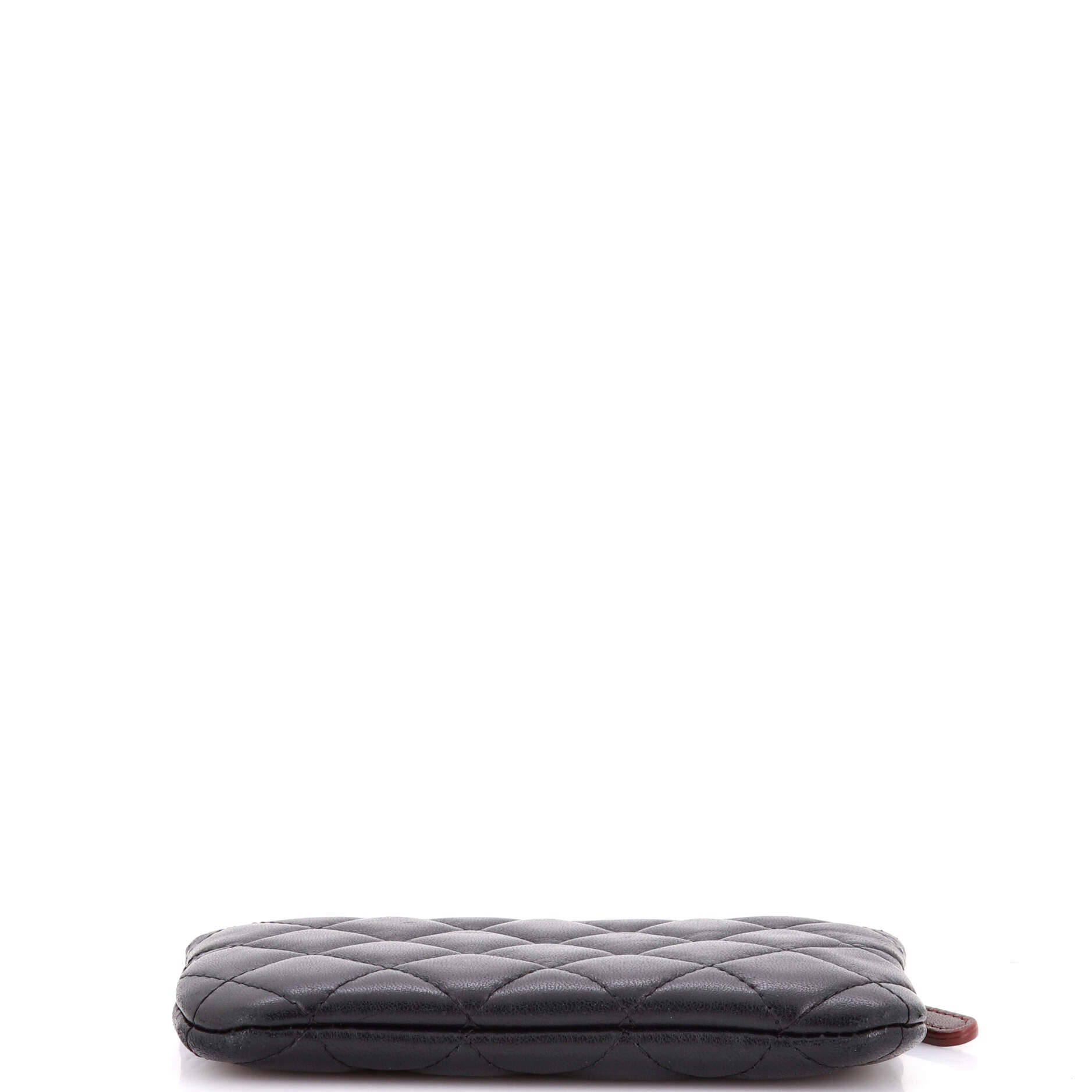 Classic O Case Pouch Quilted Lambskin Mini