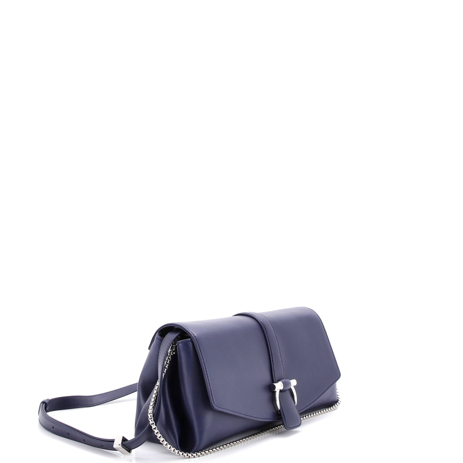 Gancini Flap Crossbody Bag Leather