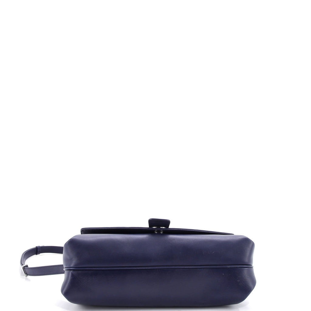 Gancini Flap Crossbody Bag Leather