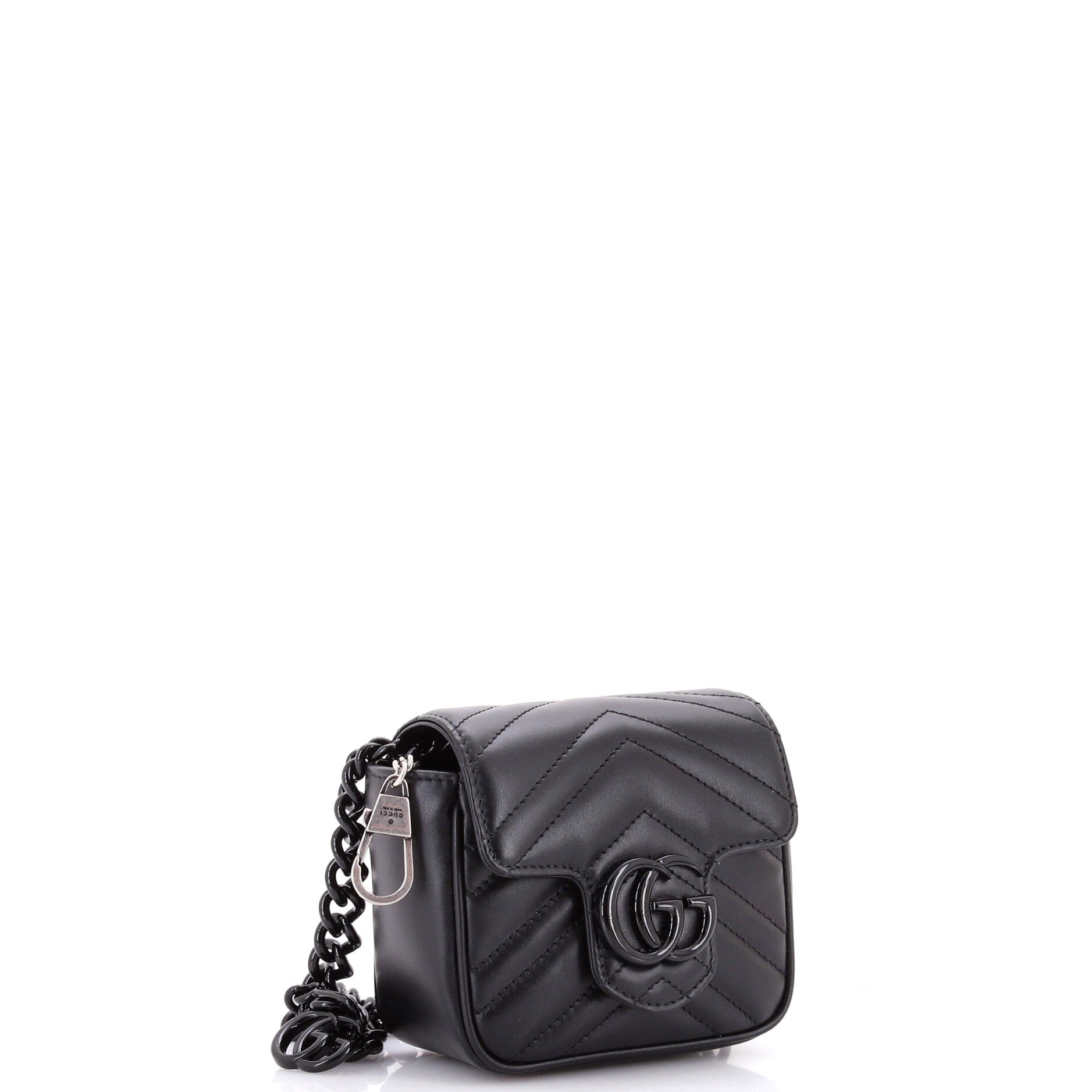GG Marmont Flap Belt Bag Matelasse Leather Mini