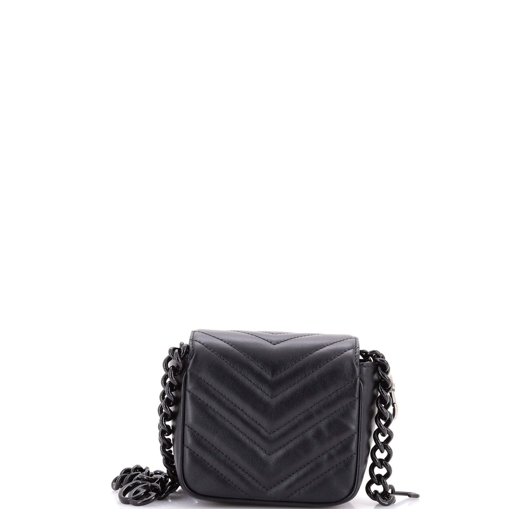 GG Marmont Flap Belt Bag Matelasse Leather Mini