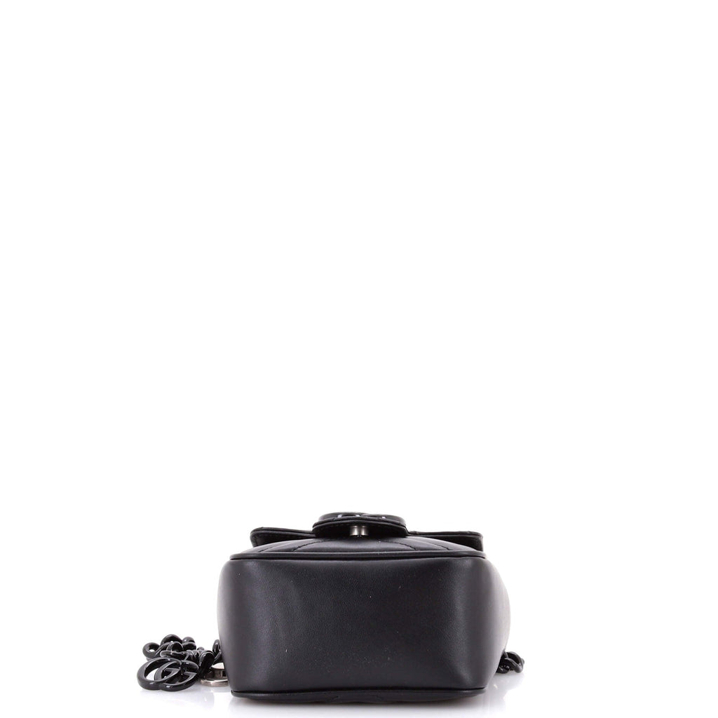 GG Marmont Flap Belt Bag Matelasse Leather Mini