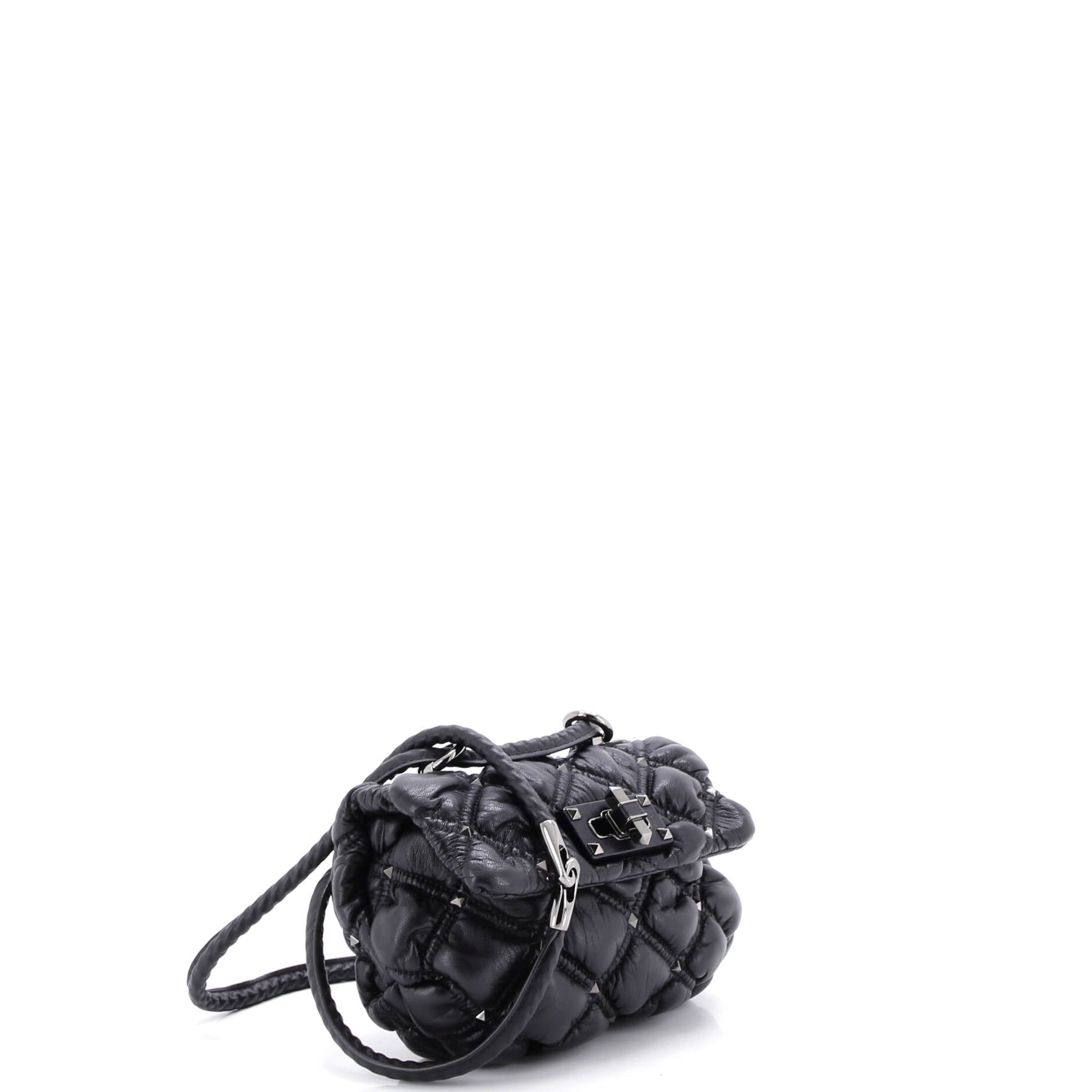 SpikeMe Flap Bag Quilted Leather Small