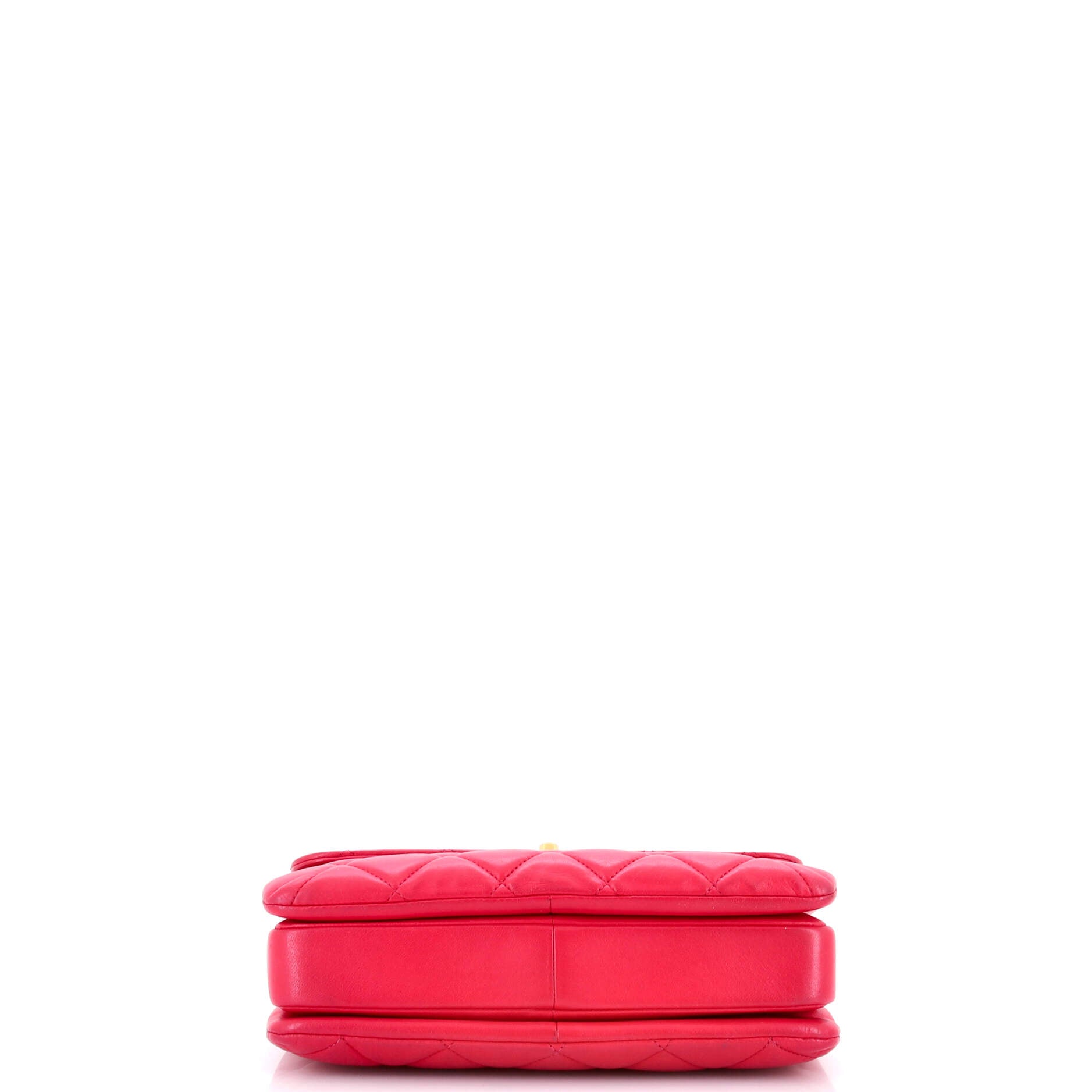 Trendy CC Top Handle Bag Quilted Lambskin Small