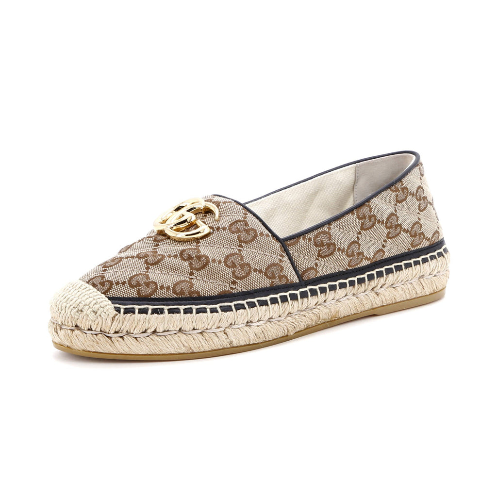 Women's GG Marmont Espadrilles Diagonal Quilted GG Canvas