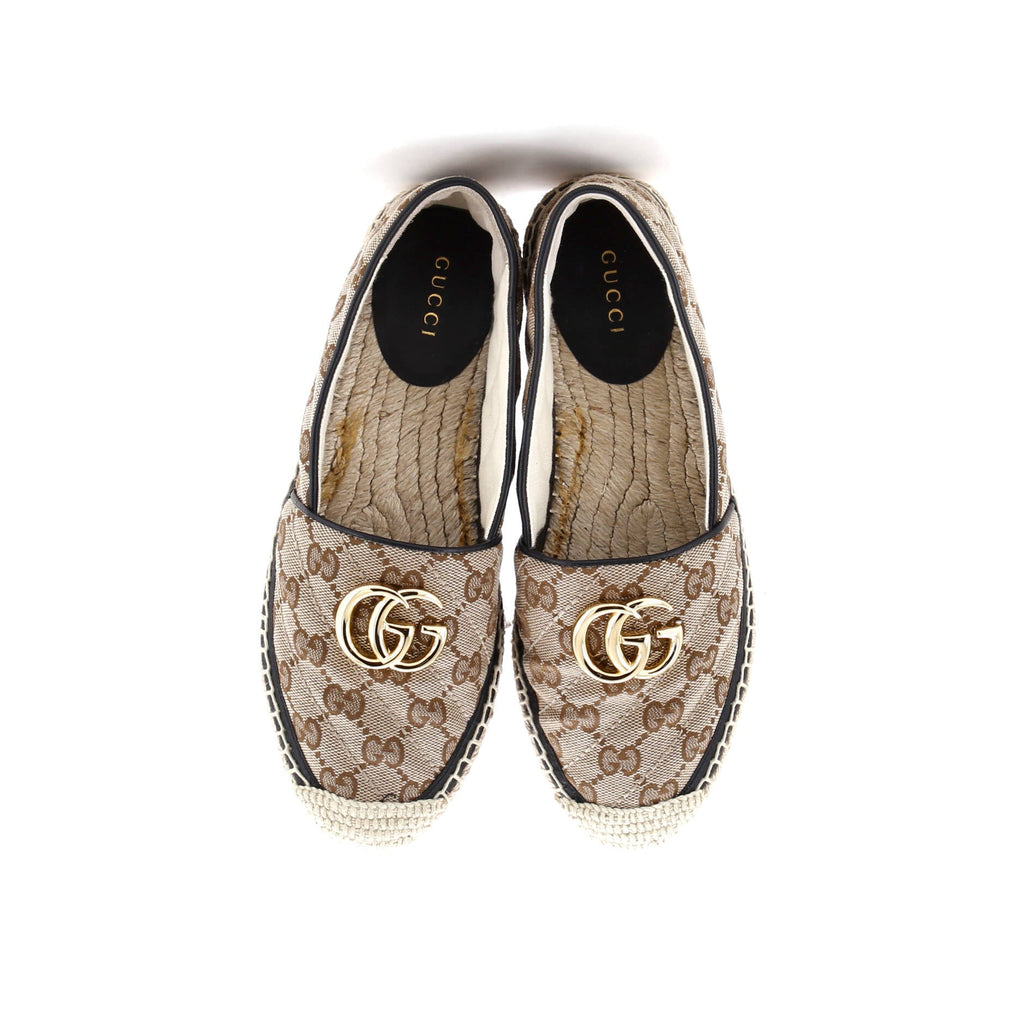 Women's GG Marmont Espadrilles Diagonal Quilted GG Canvas