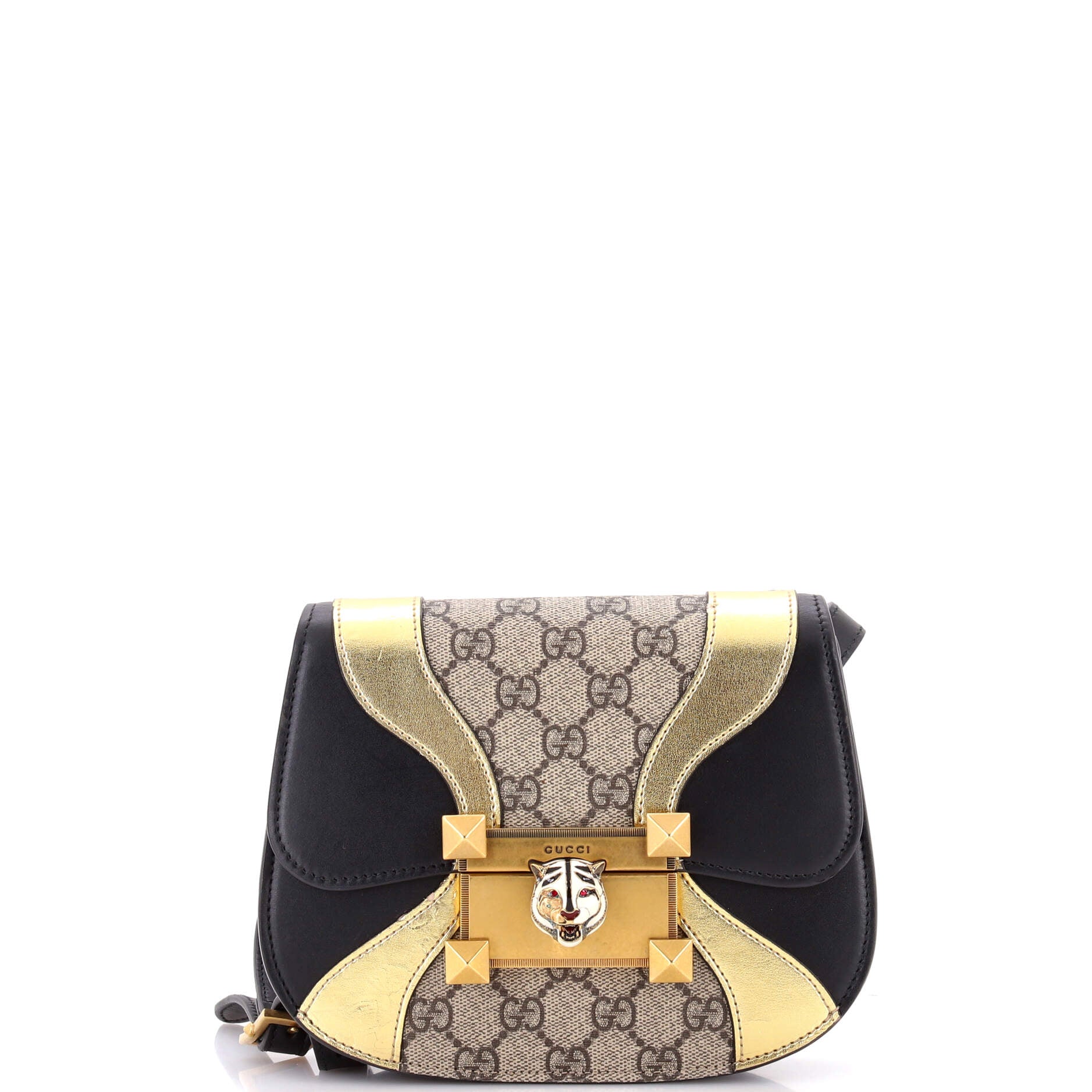 Osiride Shoulder Bag GG Coated Canvas and Leather Small