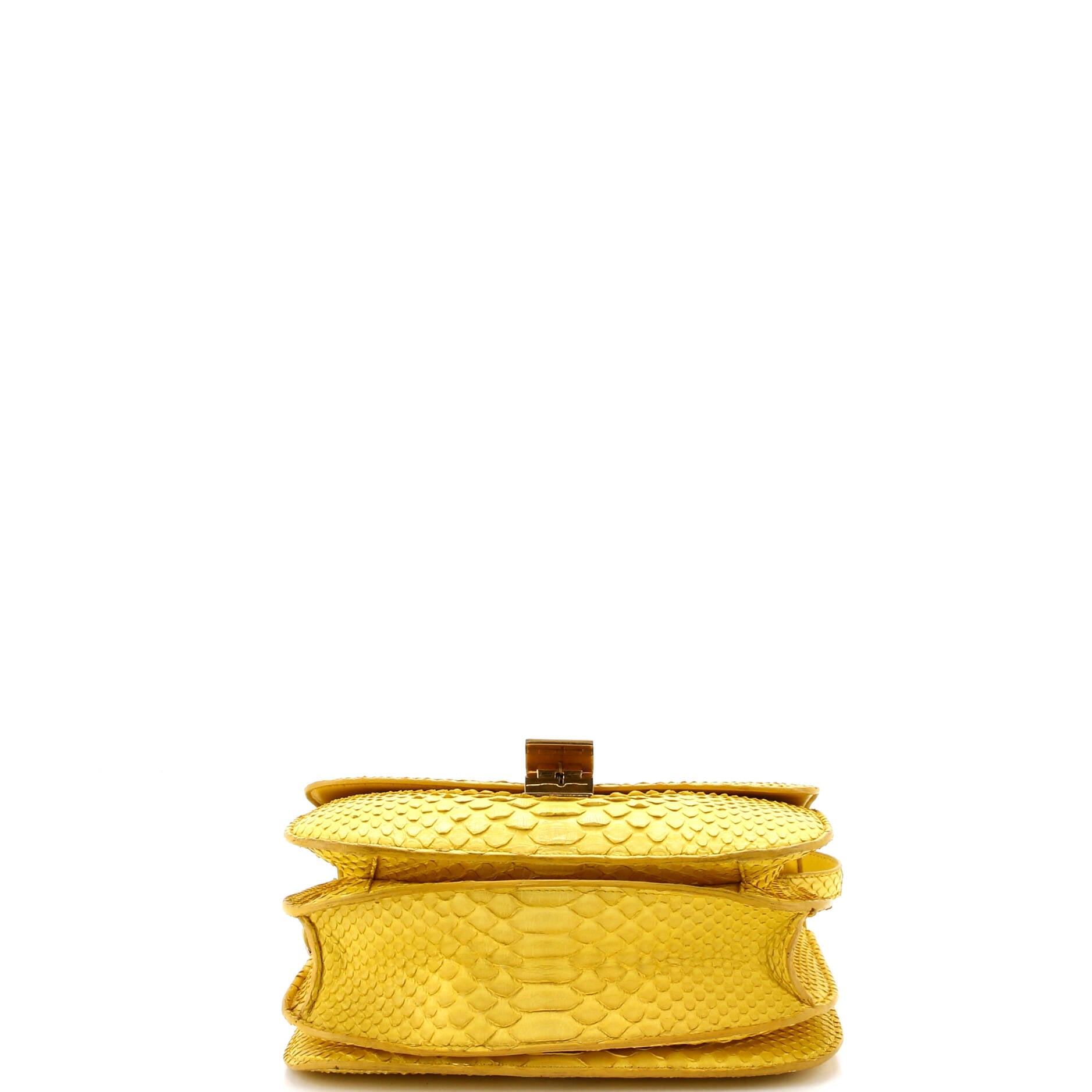 Classic Box Bag Python Small