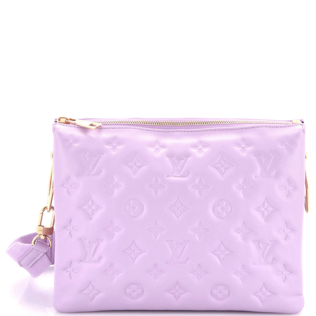 Coussin Bag Monogram Embossed Lambskin PM
