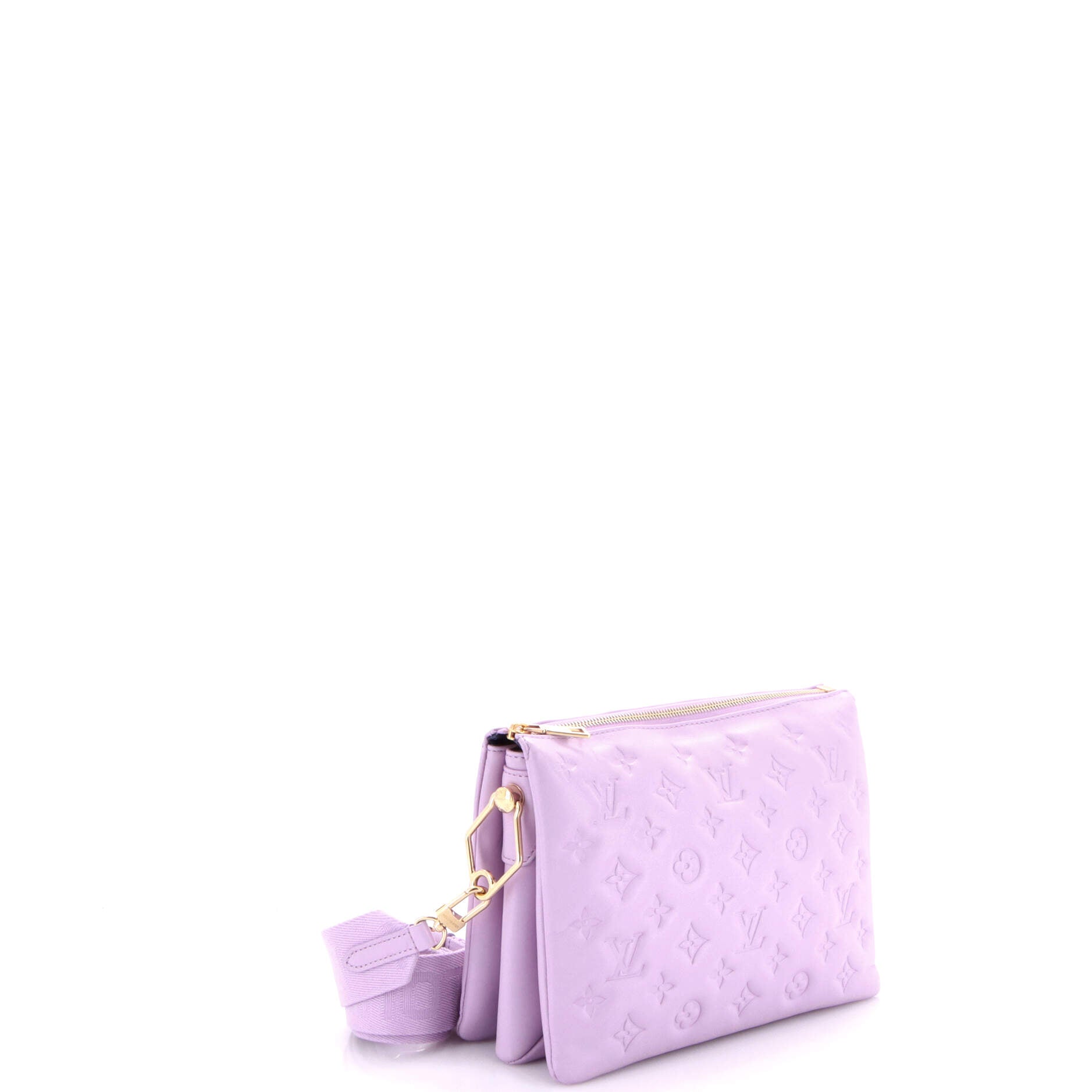 Coussin Bag Monogram Embossed Lambskin PM