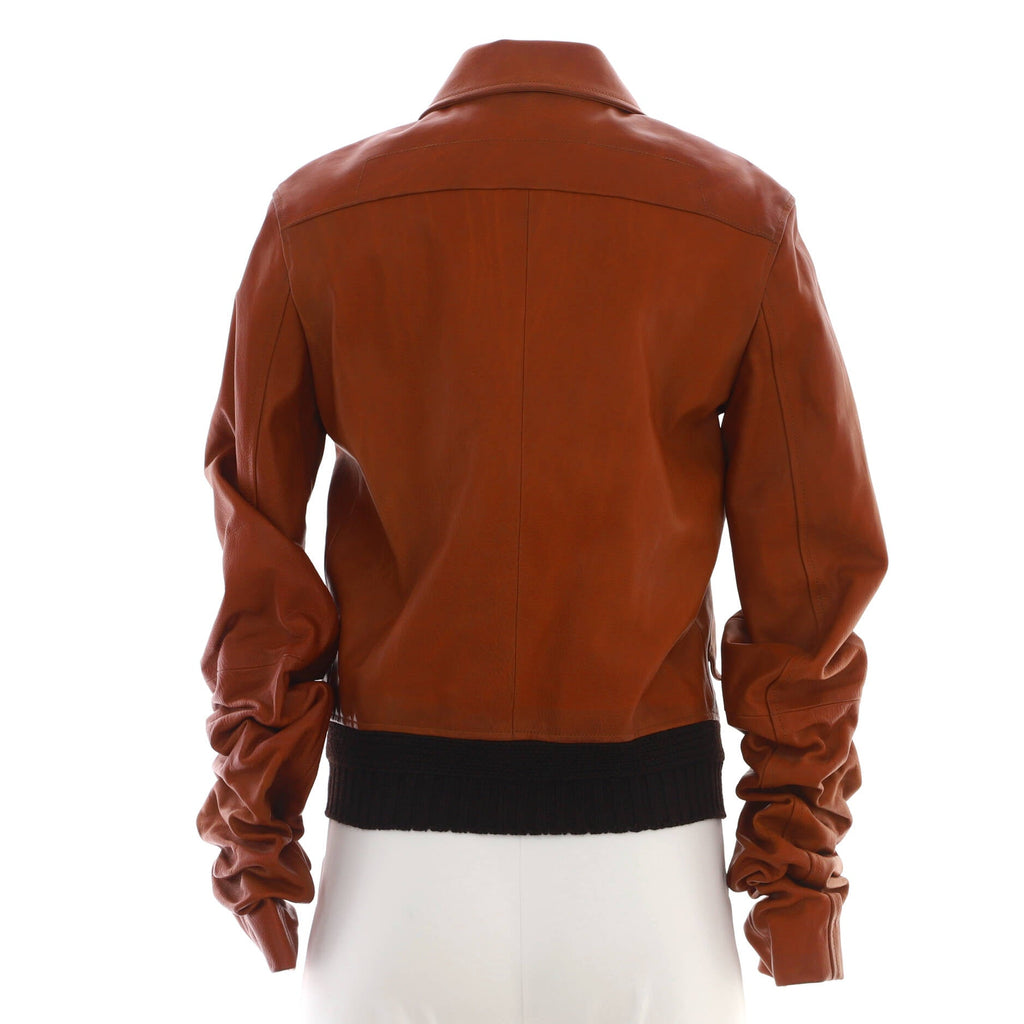 Women's Extended Sleeve Jacket Leather