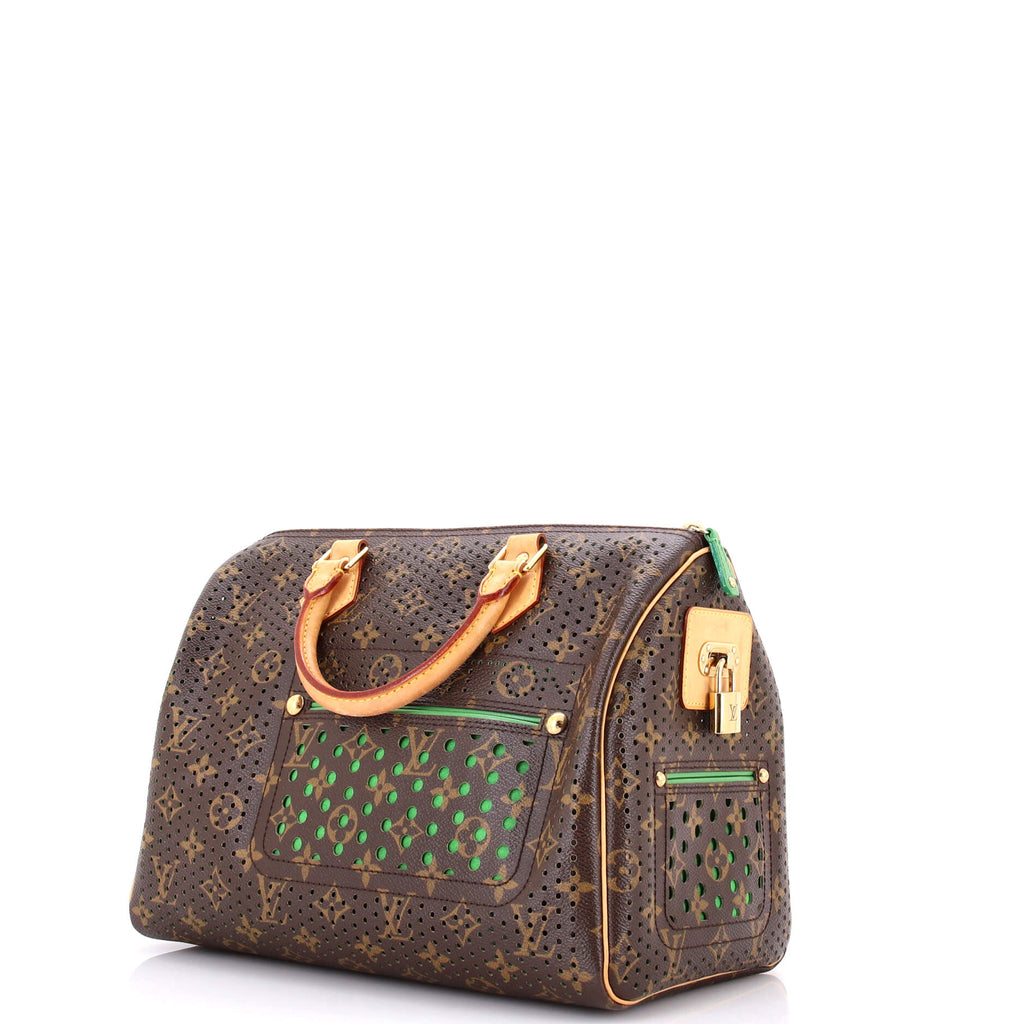 Speedy Handbag Perforated Monogram Canvas 30