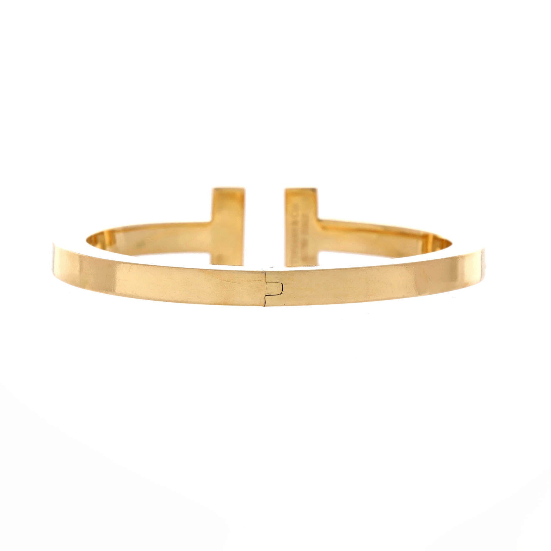 T Square Bracelet 18K Yellow Gold