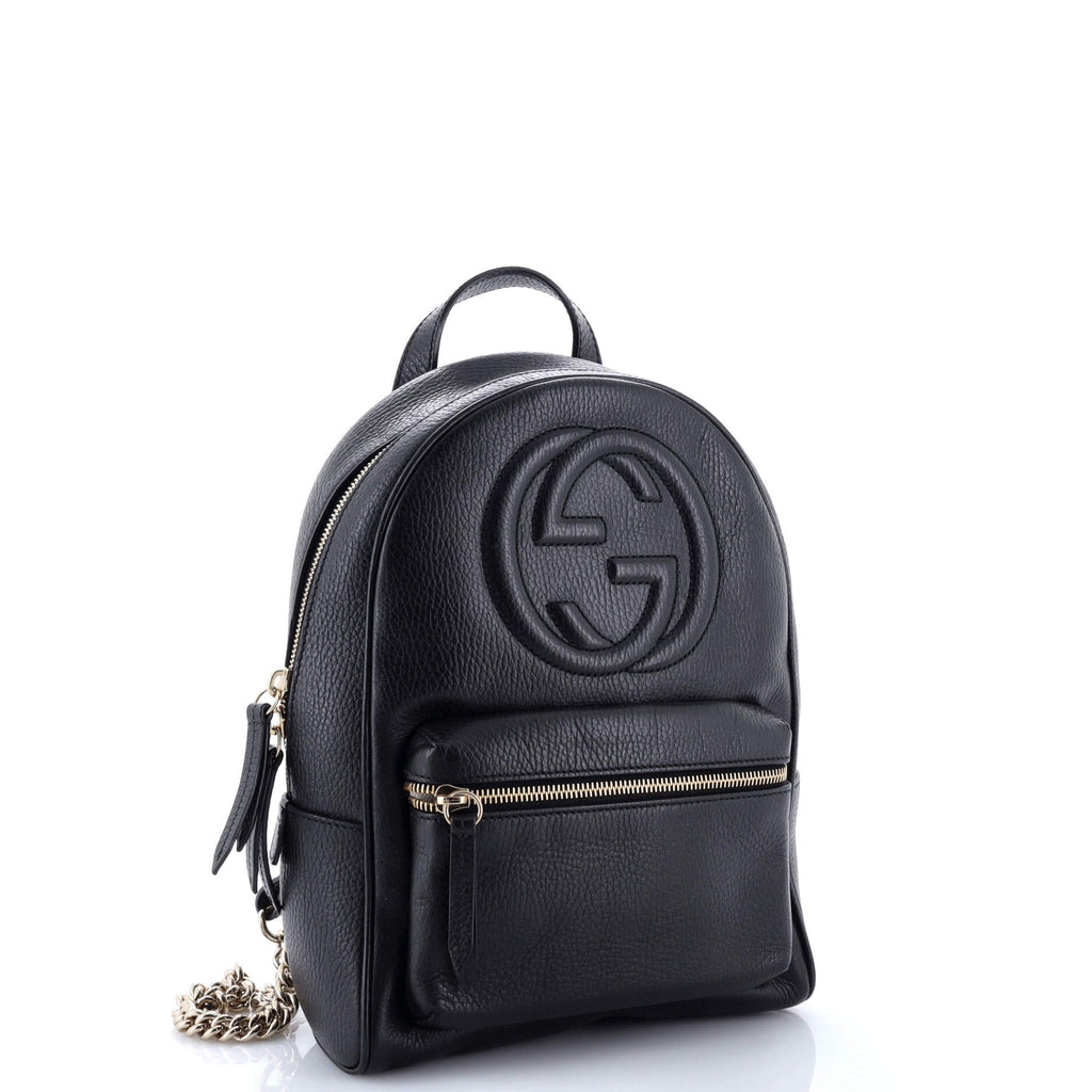 Soho Chain Backpack Leather
