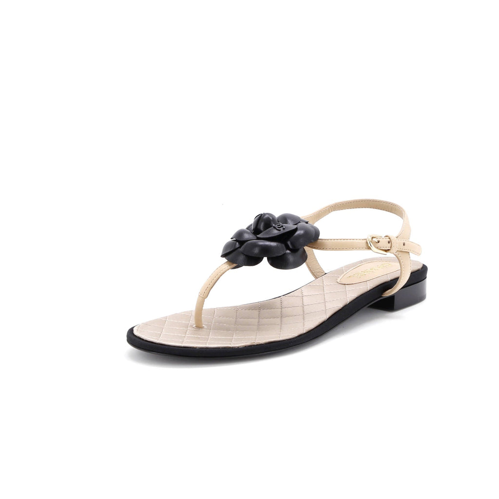 Women's Camellia T-Strap Sandals Leather