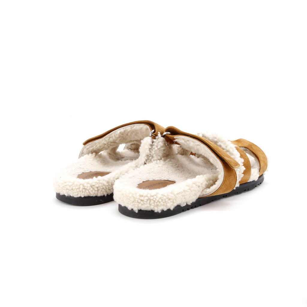 Women's Chypre Sandals Suede with Shearling