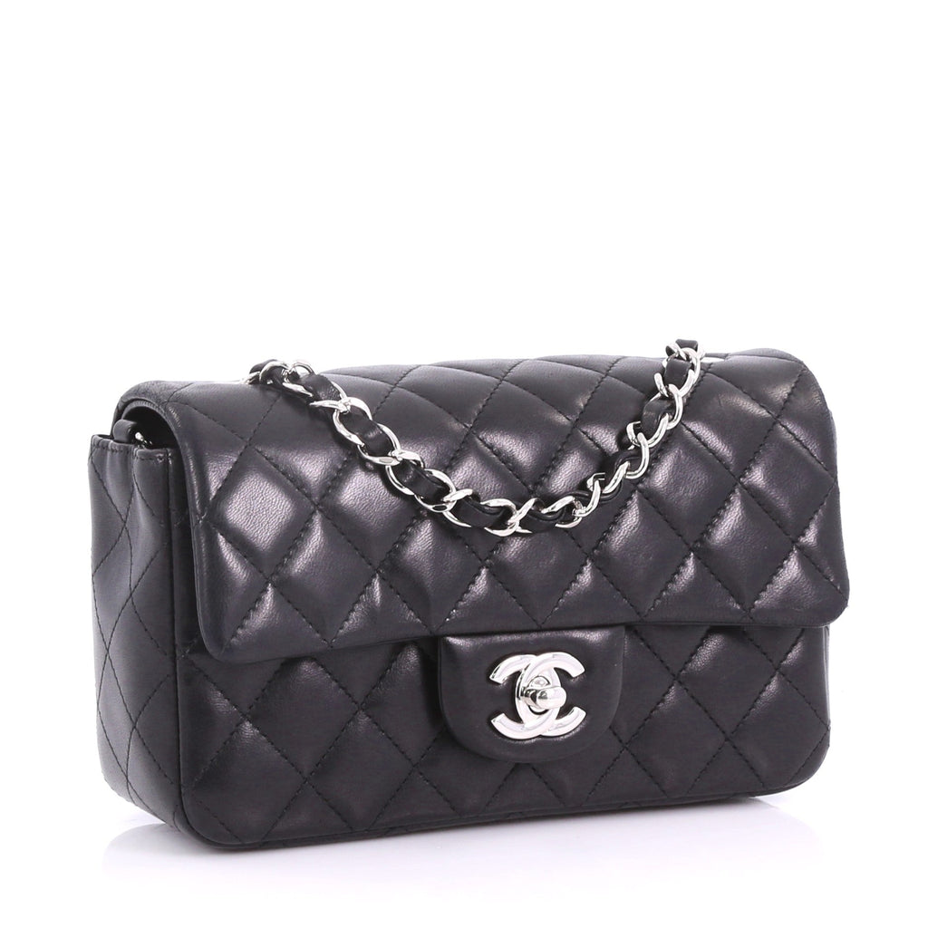 Classic Single Flap Bag Quilted Lambskin Mini