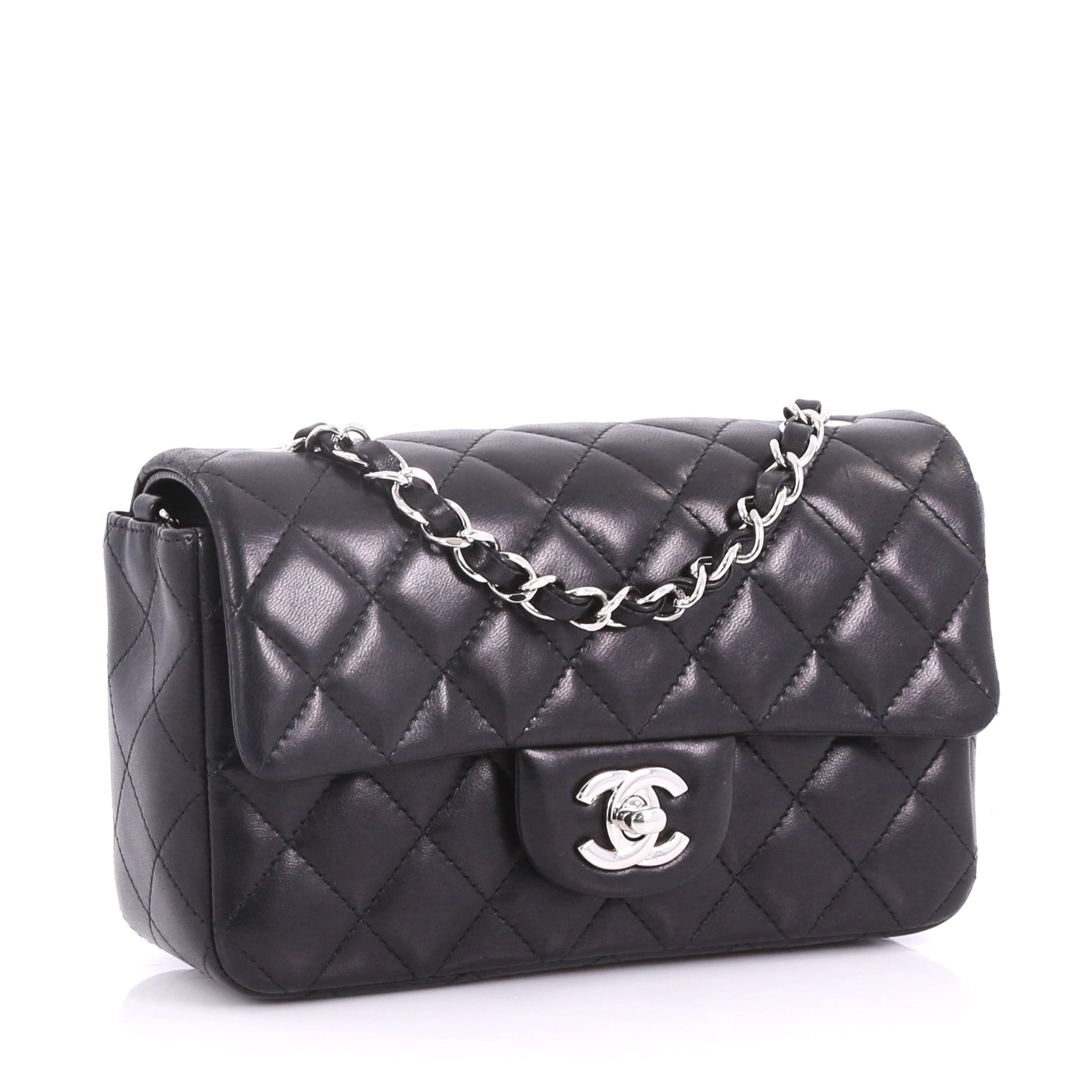 Classic Single Flap Bag Quilted Lambskin Mini