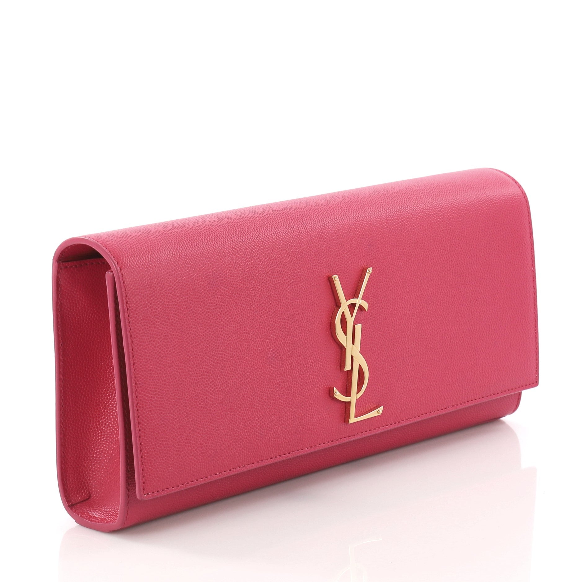 Classic Monogram Clutch Leather Long