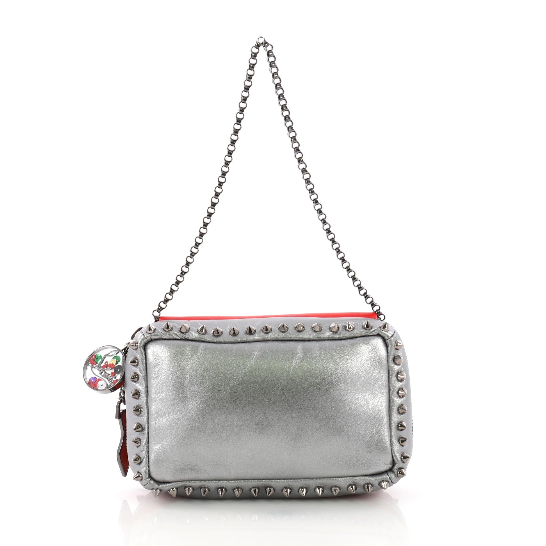 Piloutin Clutch Spiked Leather Small