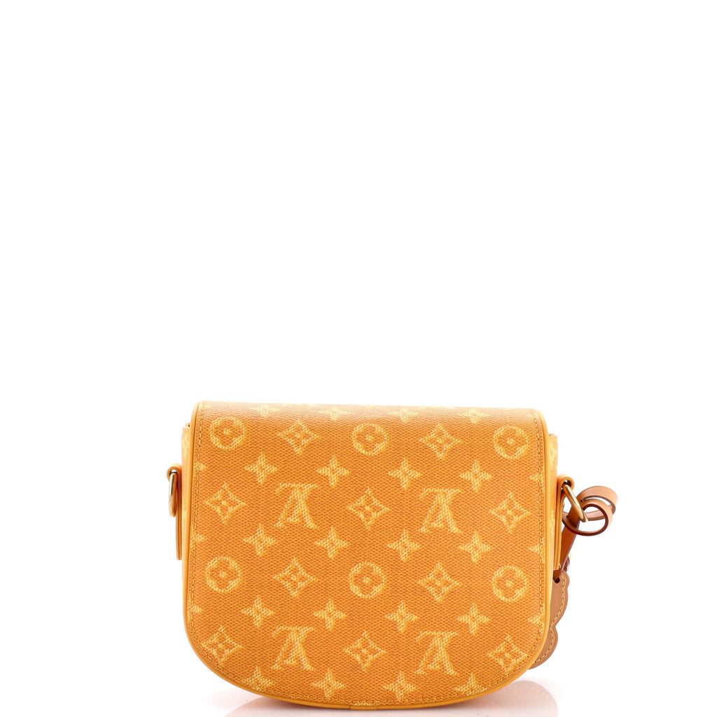 Montsouris Round Flap Messenger Bag Limited Edition Monogram Heritage Canvas