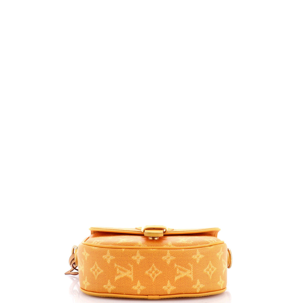 Montsouris Round Flap Messenger Bag Limited Edition Monogram Heritage Canvas