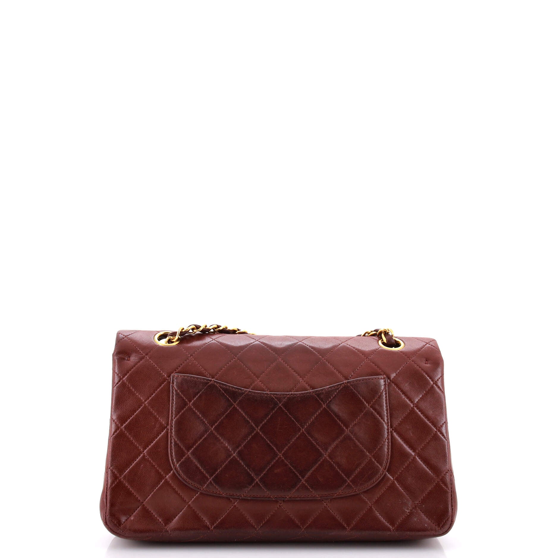 Vintage Classic Double Flap Bag Quilted Lambskin Medium