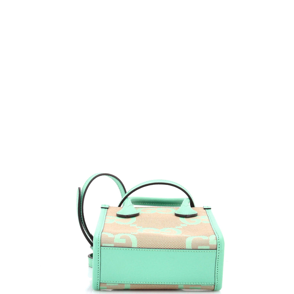 Vertical Tote Jumbo GG Canvas Mini