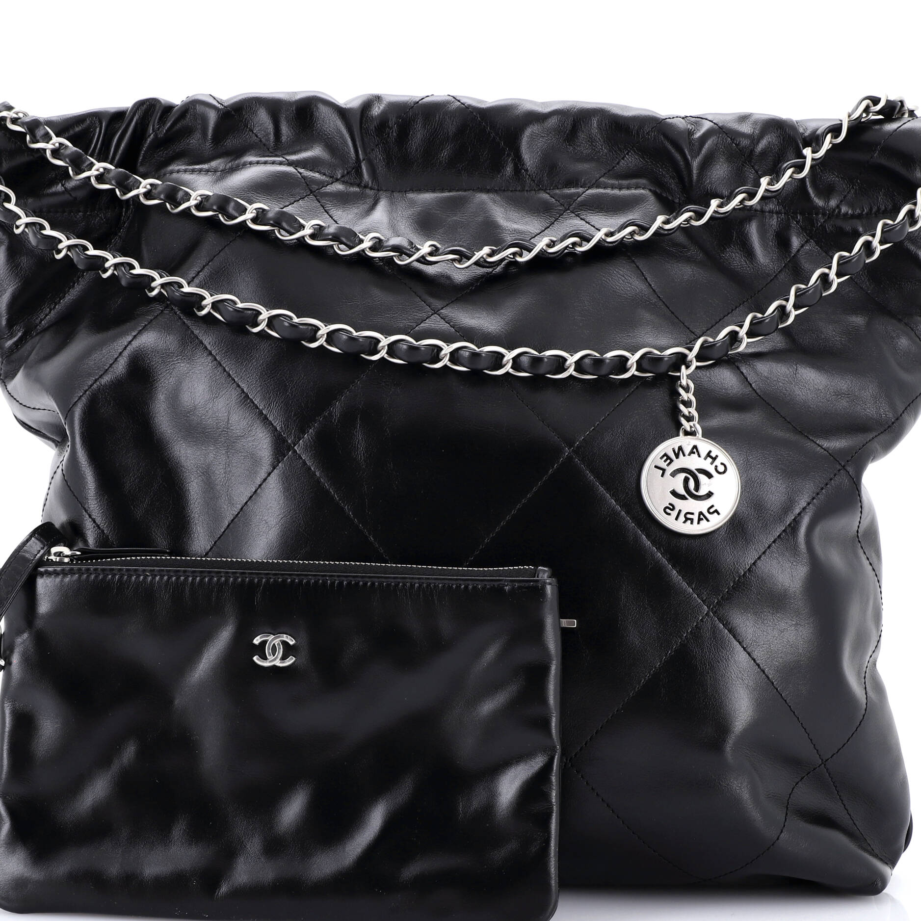 22 Chain Hobo Quilted Calfskin Medium