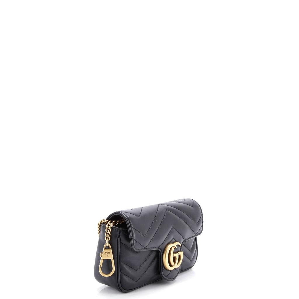 GG Marmont Flap Bag Matelasse Leather Super Mini