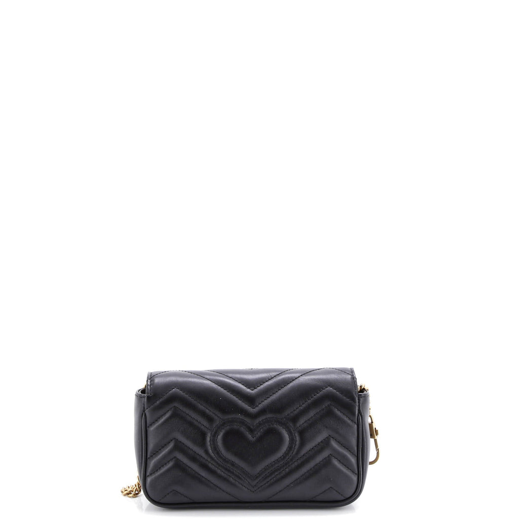 GG Marmont Flap Bag Matelasse Leather Super Mini