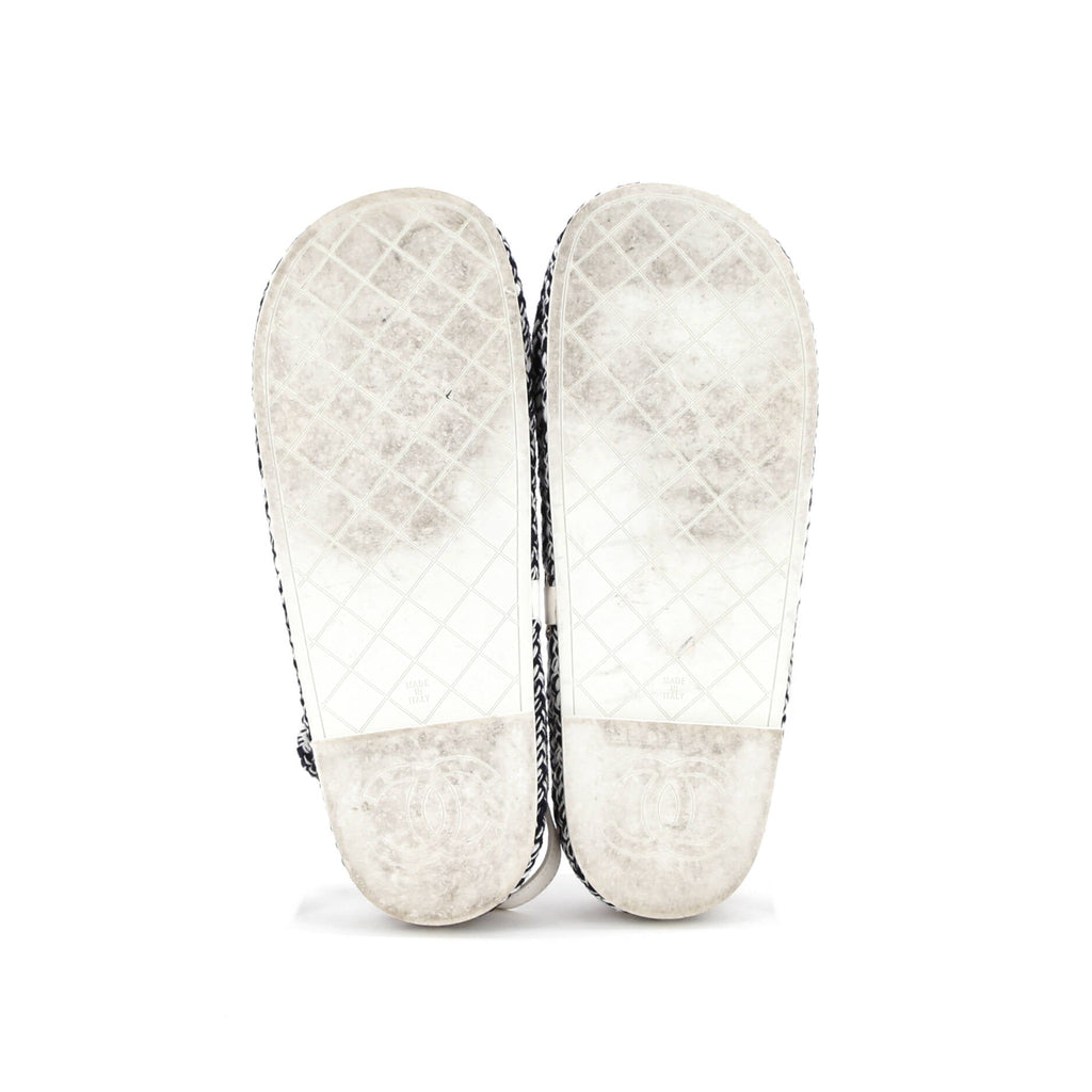Women's CC Chain Sandals Braided Cord