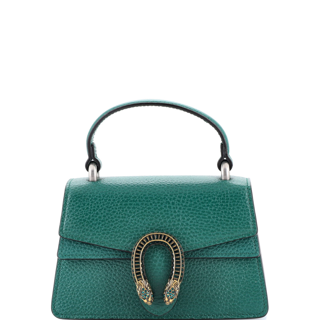 Dionysus Top Handle Bag Leather with Crystals Mini