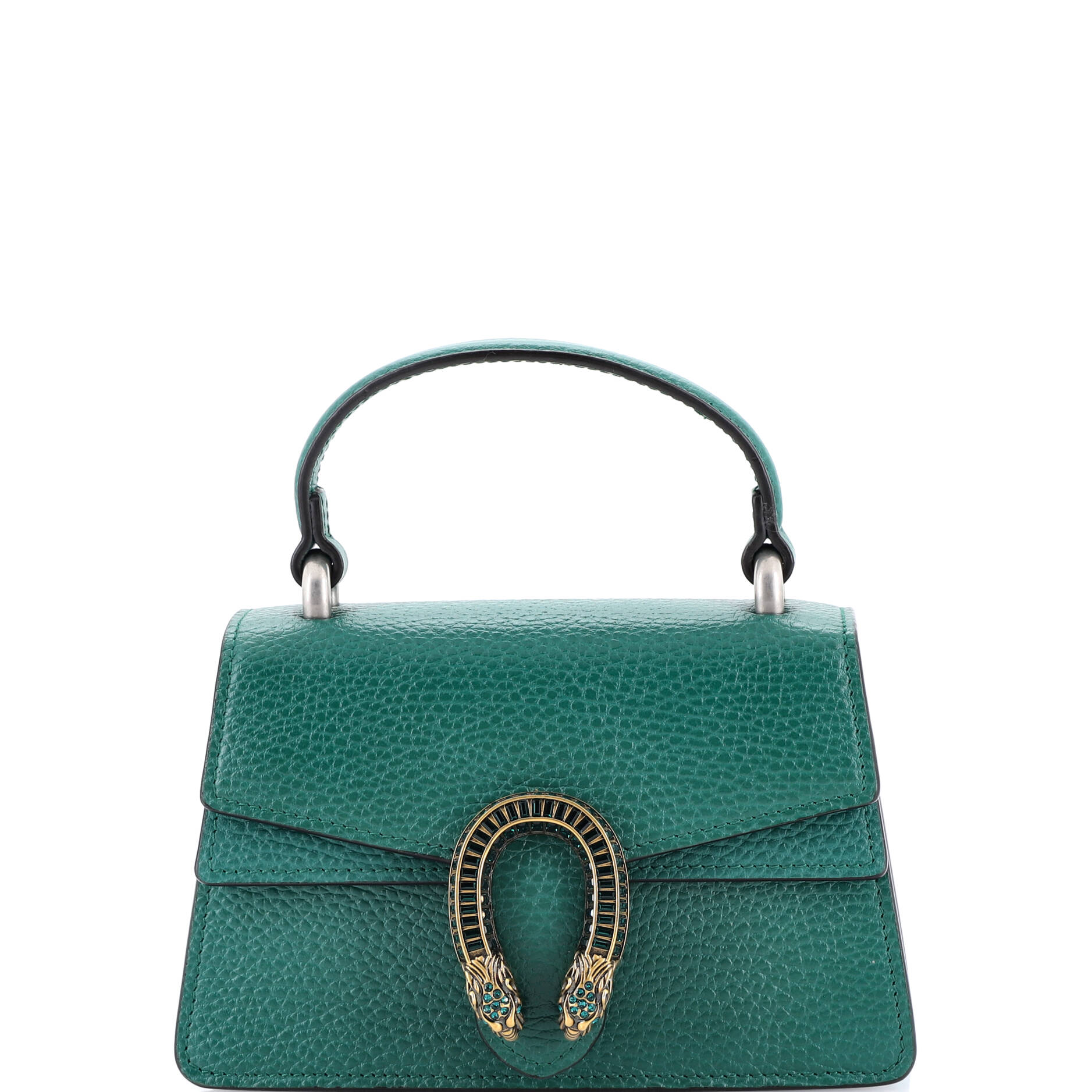 Dionysus Top Handle Bag Leather with Crystals Mini