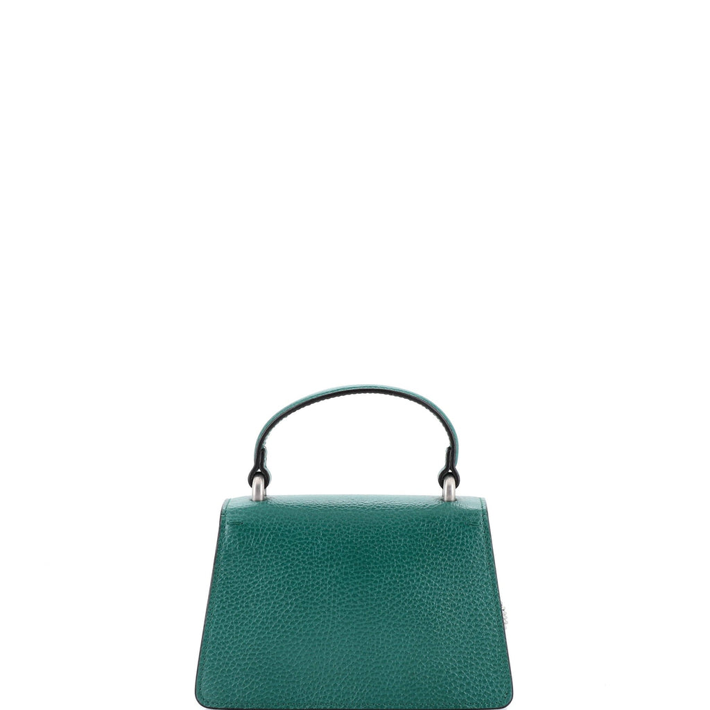 Dionysus Top Handle Bag Leather with Crystals Mini
