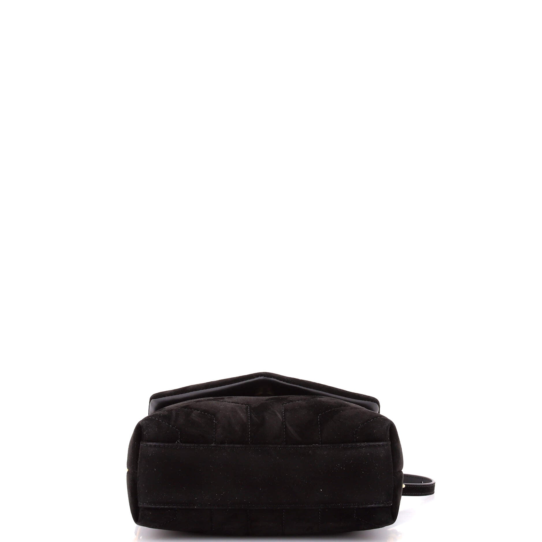 Loulou Shoulder Bag Matelasse Chevron Suede Toy