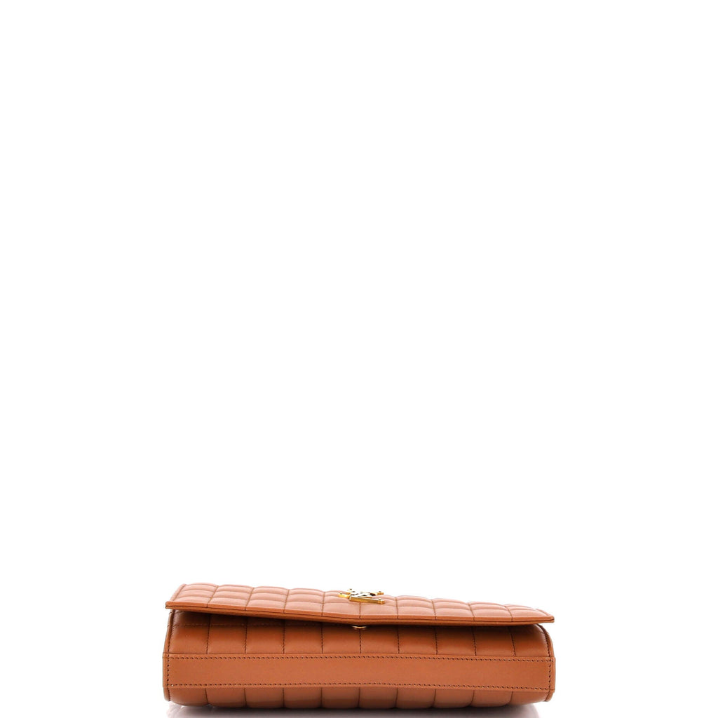 Cassandre Wallet on Chain Quilted Leather Medium