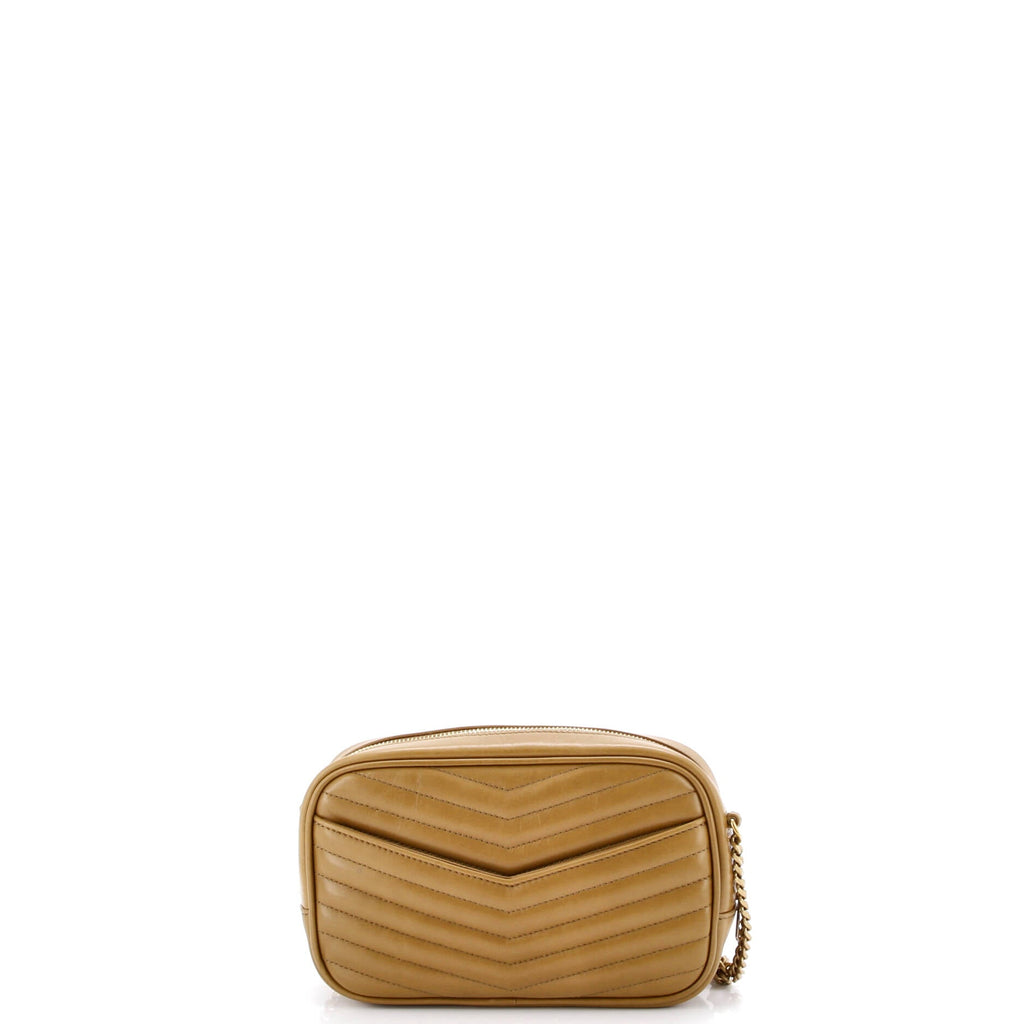 Lou Camera Bag Matelasse Chevron Leather Mini
