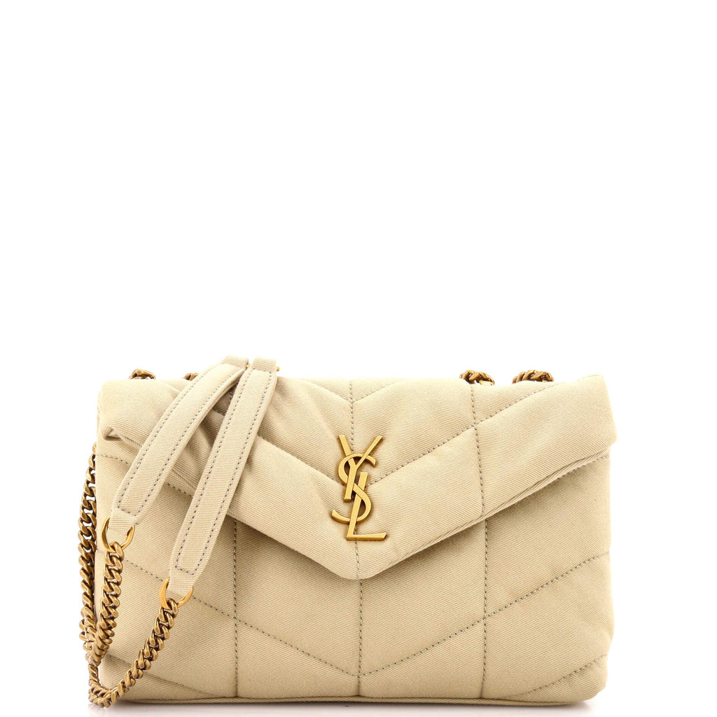 Loulou Puffer Shoulder Bag Quilted Canvas Mini