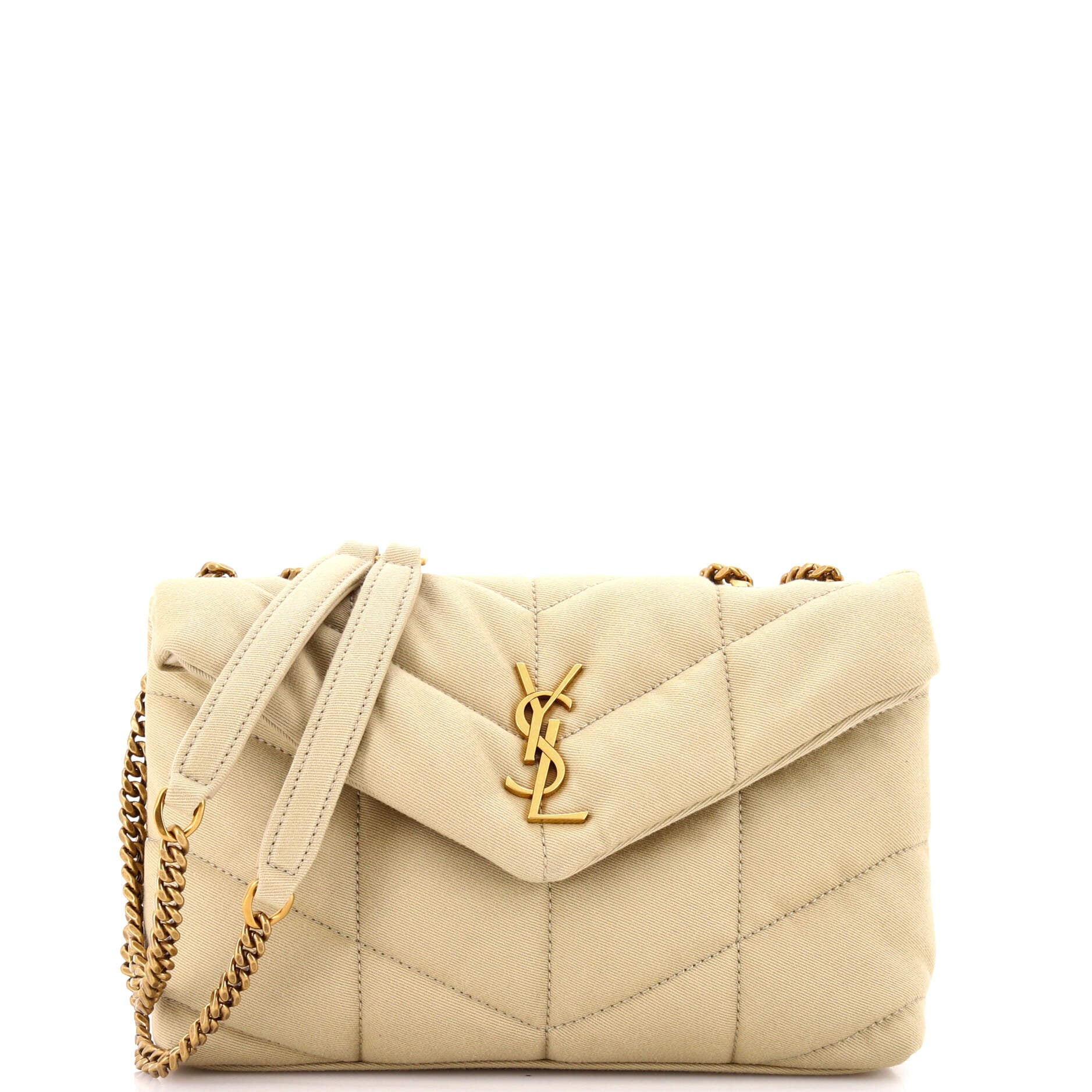 Loulou Puffer Shoulder Bag Quilted Canvas Mini