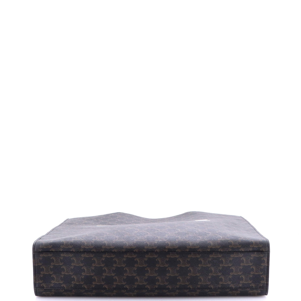 Horizontal Logo Cabas Tote Triomphe Coated Canvas