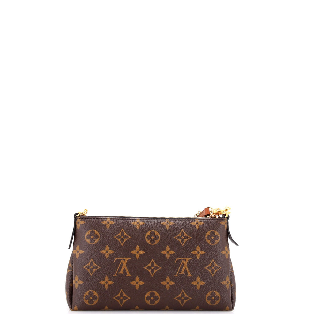 Pallas Clutch Monogram Canvas with Leather