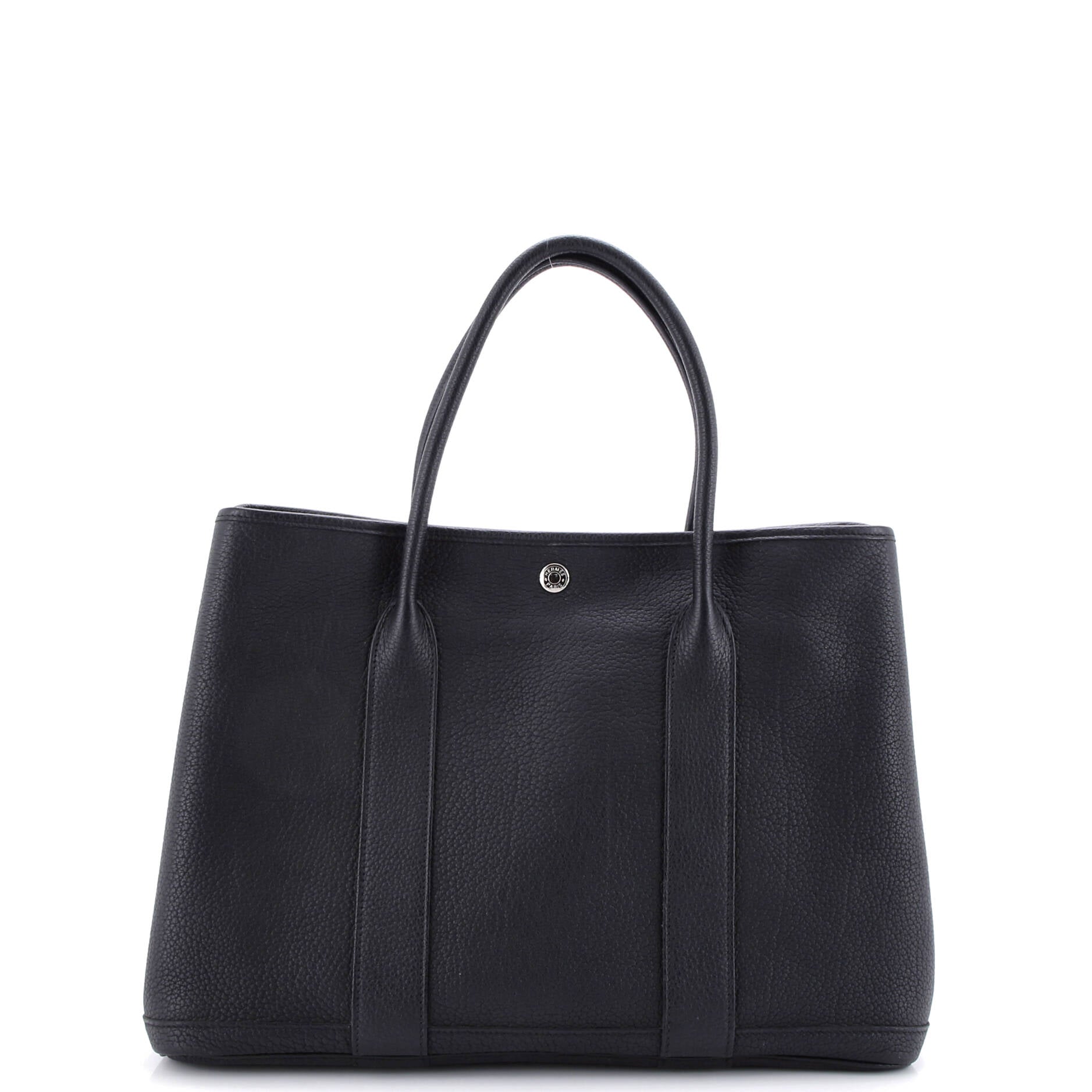 Garden Party Tote Leather with Printed Interior 36