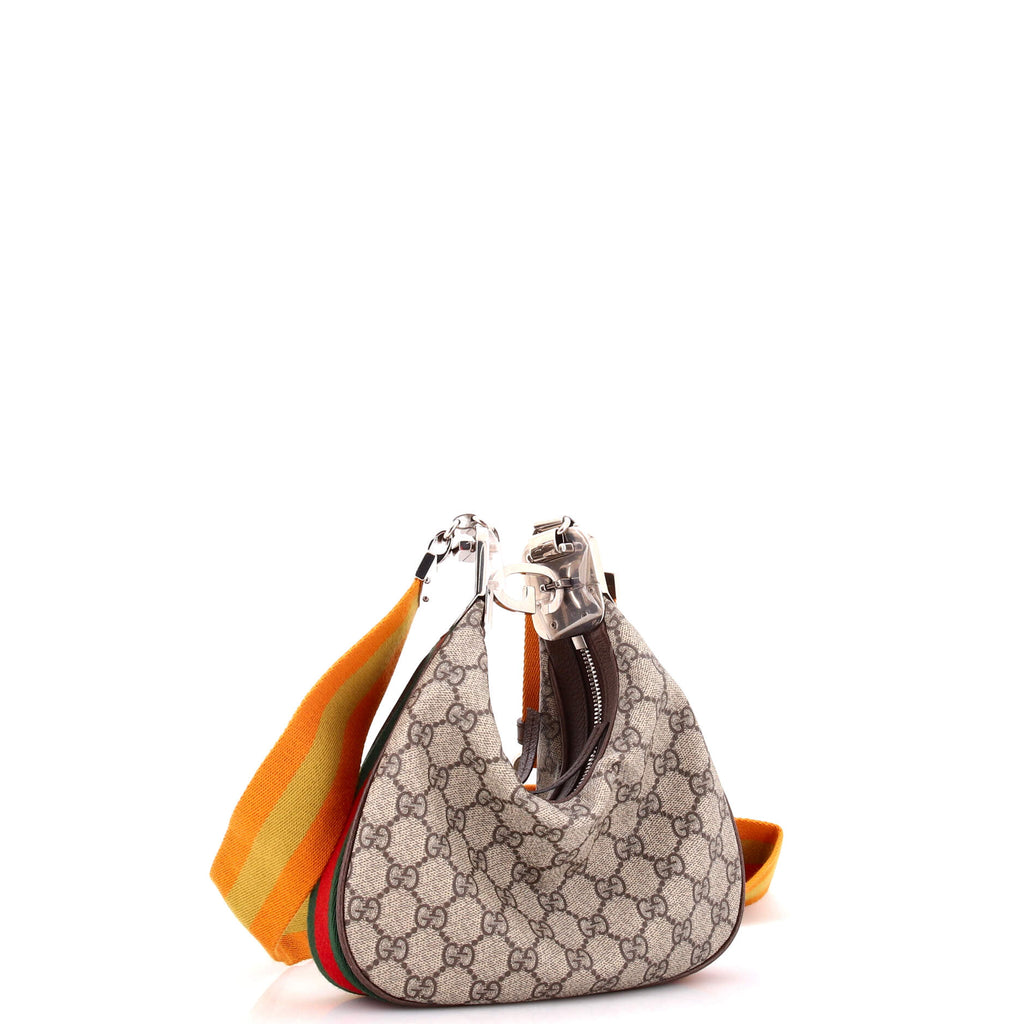 Attache Shoulder Bag GG Coated Canvas Small