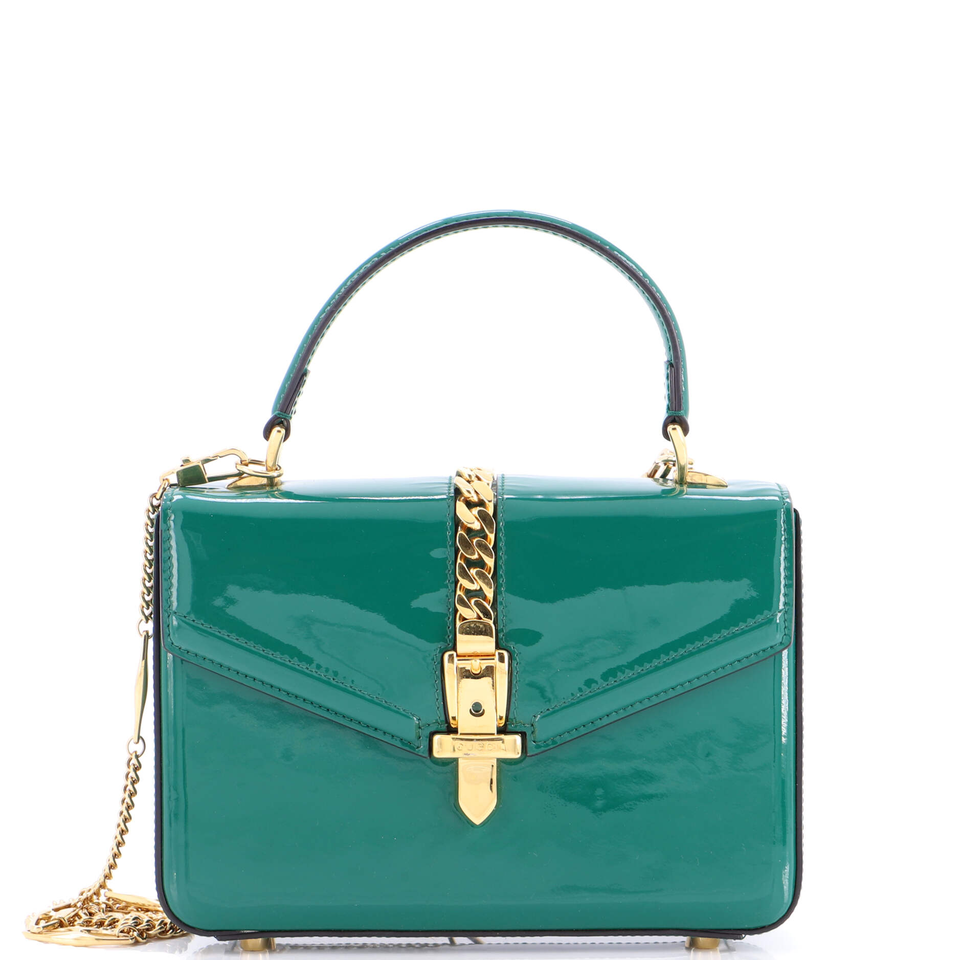 Sylvie 1969 Top Handle Bag Patent Mini